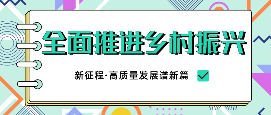 全面推进乡村振兴（新征程·高质量发展谱新篇）